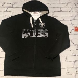 RAIDERS ProLine NFL  Zipup Hoody sweater men's L